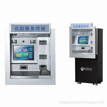 Multifunction 3G UPS Through Wall Kiosks with POS/Bill Validator, RFID, Barcode/Bank Card, Dispenser